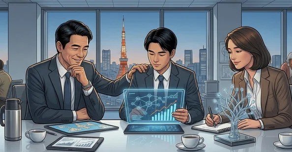 An office meeting. Anthropic says meeting time rose even as its AI tools raised output.