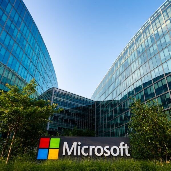 Microsoft's campus. The company has launched its first cybersecurity model and an agentic security system.