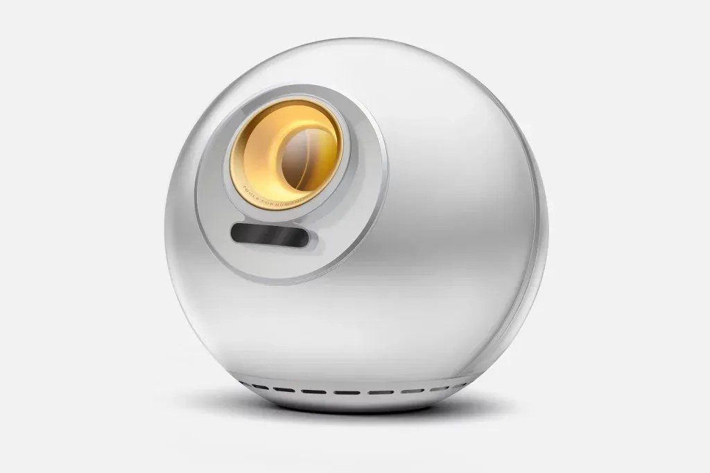 World’s Orb verification device in file imagery. The company launched World ID for finance and an AgentKit for AI agents on Sunday.