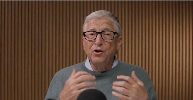Microsoft co-founder Bill Gates speaking about artificial intelligence.