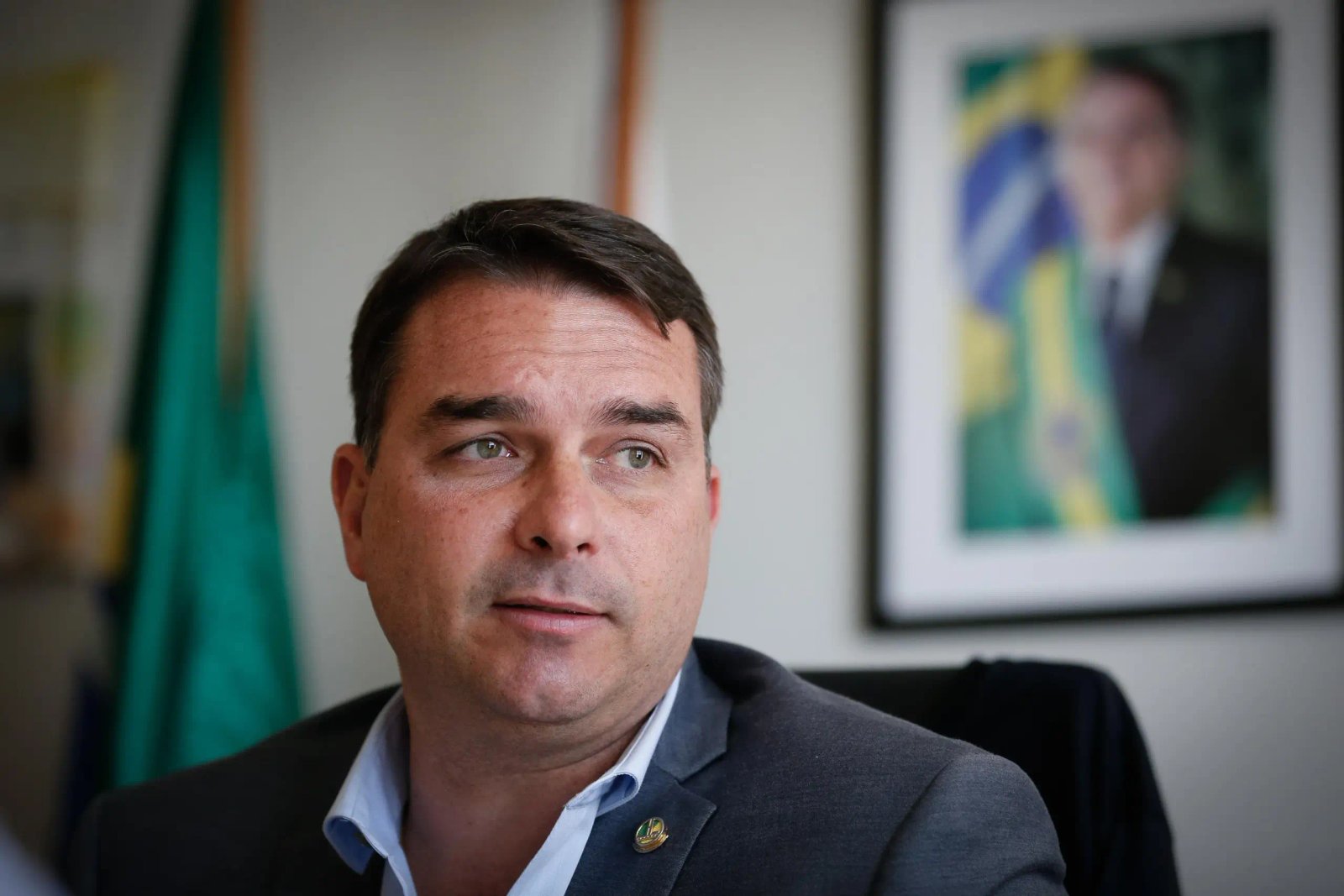 Senator Flávio Bolsonaro beat poll forecasts in Sunday's first round, setting up an Oct. 25 runoff against President Lula.