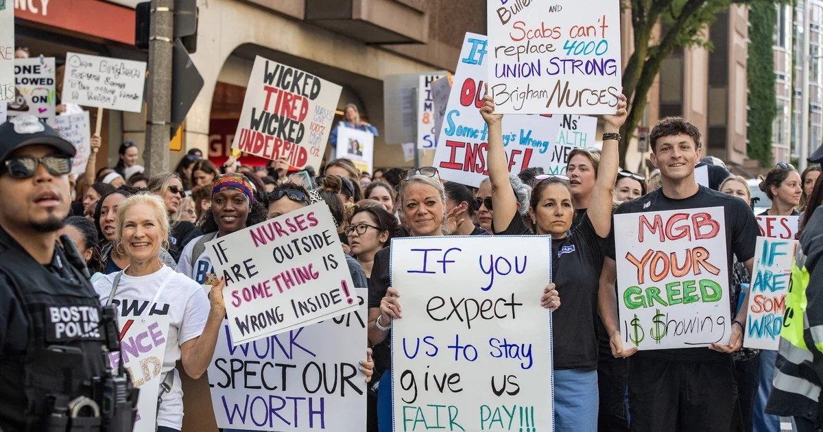 Nurses at Brigham and Women's Hospital in Boston have set an open-ended strike date of October 14.