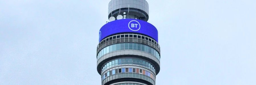 A BT-branded building, after BT Group agreed a £400 million rescue deal to buy TalkTalk out of administration.