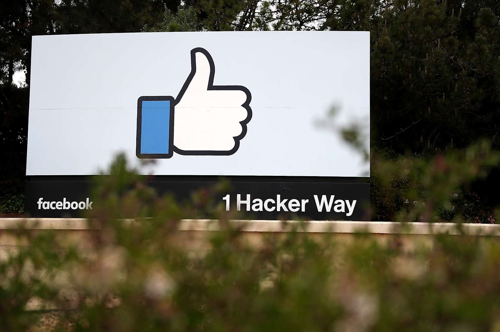 The sign outside Meta’s headquarters. The company reported third-quarter revenue of $64.6 billion on Wednesday.