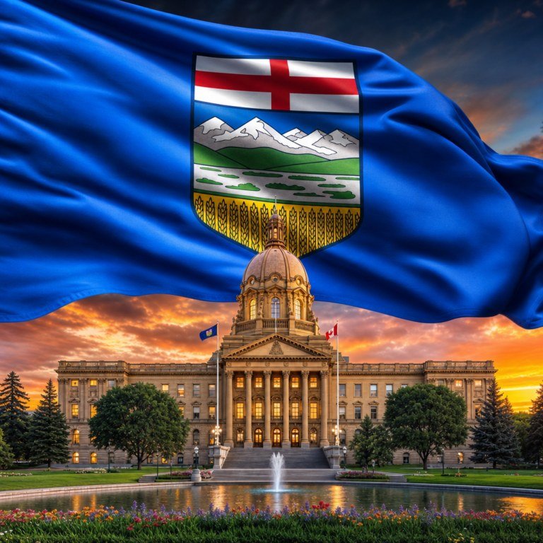 The Alberta Legislature in Edmonton; Premier Danielle Smith took media questions Wednesday for the first time since the referendum.