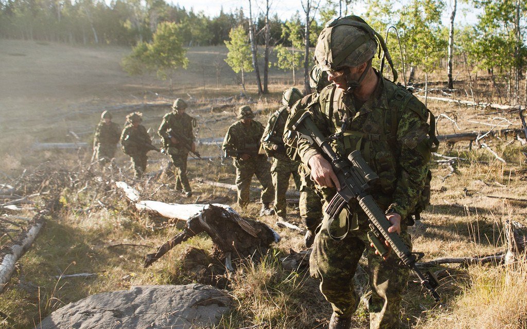 CFB Wainwright in Alberta, where a grass fire during a live-fire exercise killed four soldiers. (File photo)