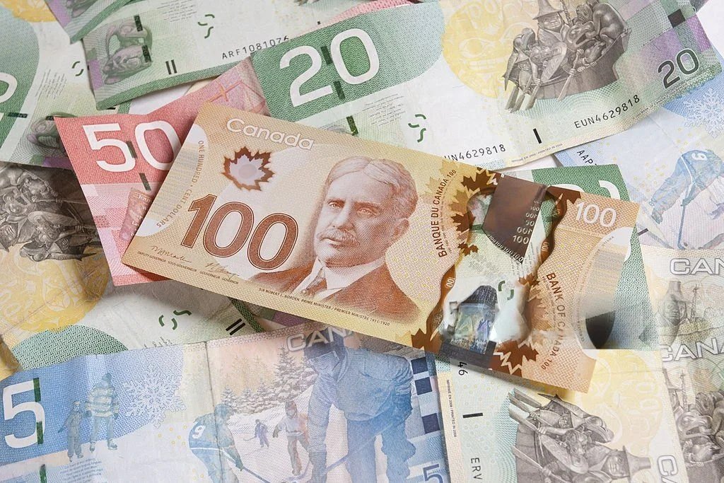 Canadian banknotes. The loonie rose as much as 0.55 per cent against the U.S. dollar after the Alberta referendum result.