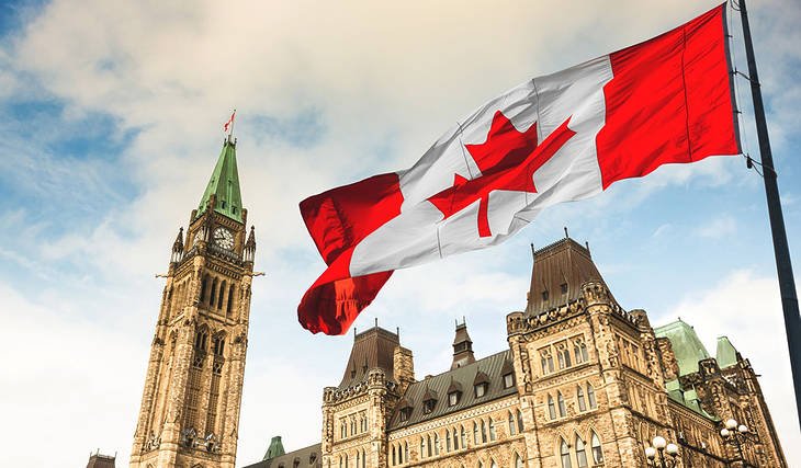 The Canadian flag flies over Parliament Hill in Ottawa, where the fifth round of Canada-India CEPA trade talks opened on October 5.