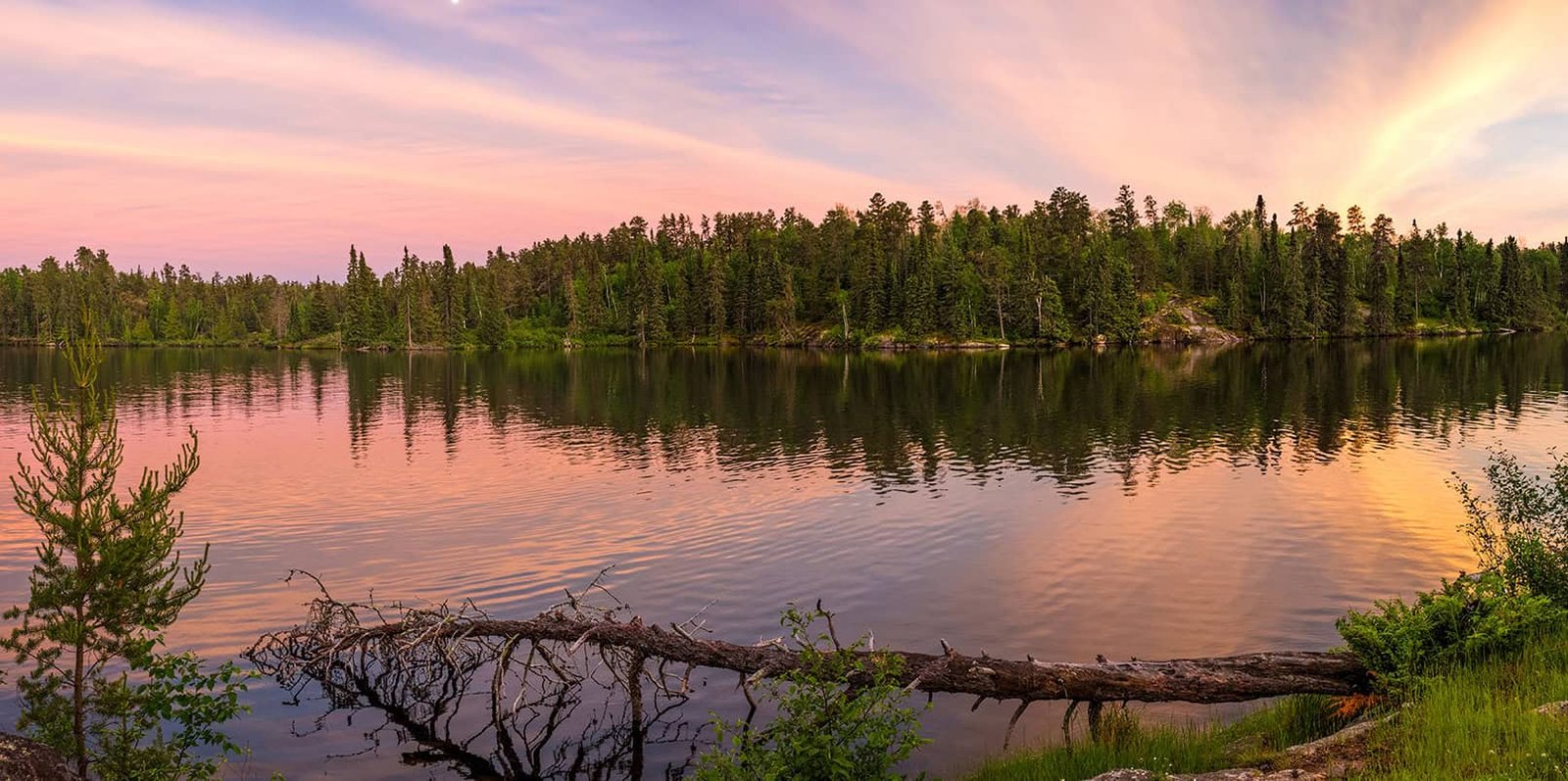 Kenora, on Lake of the Woods. The region moves to permanent daylight time on November 1.