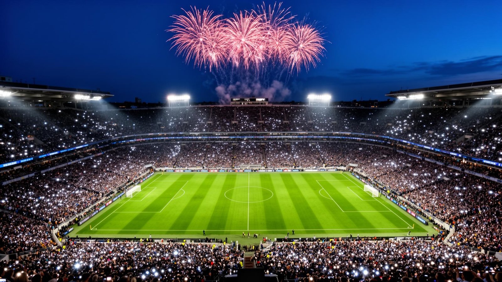 European football under stadium lights. Liverpool, Villa, PSG and Madrid all won on a goal-filled Wednesday.