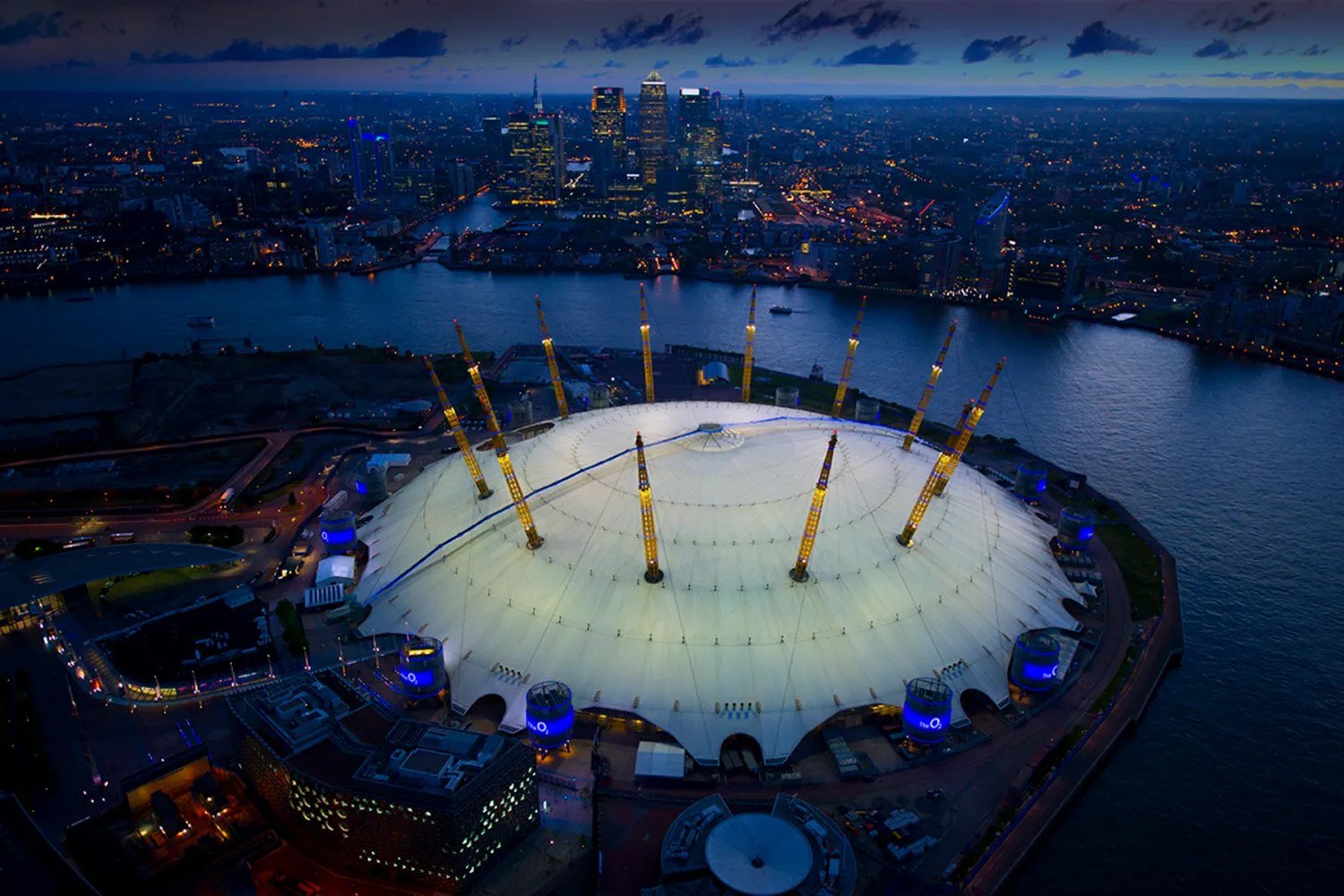 The O2 Arena in London, where Olamide will headline in March 2027. (File photo)