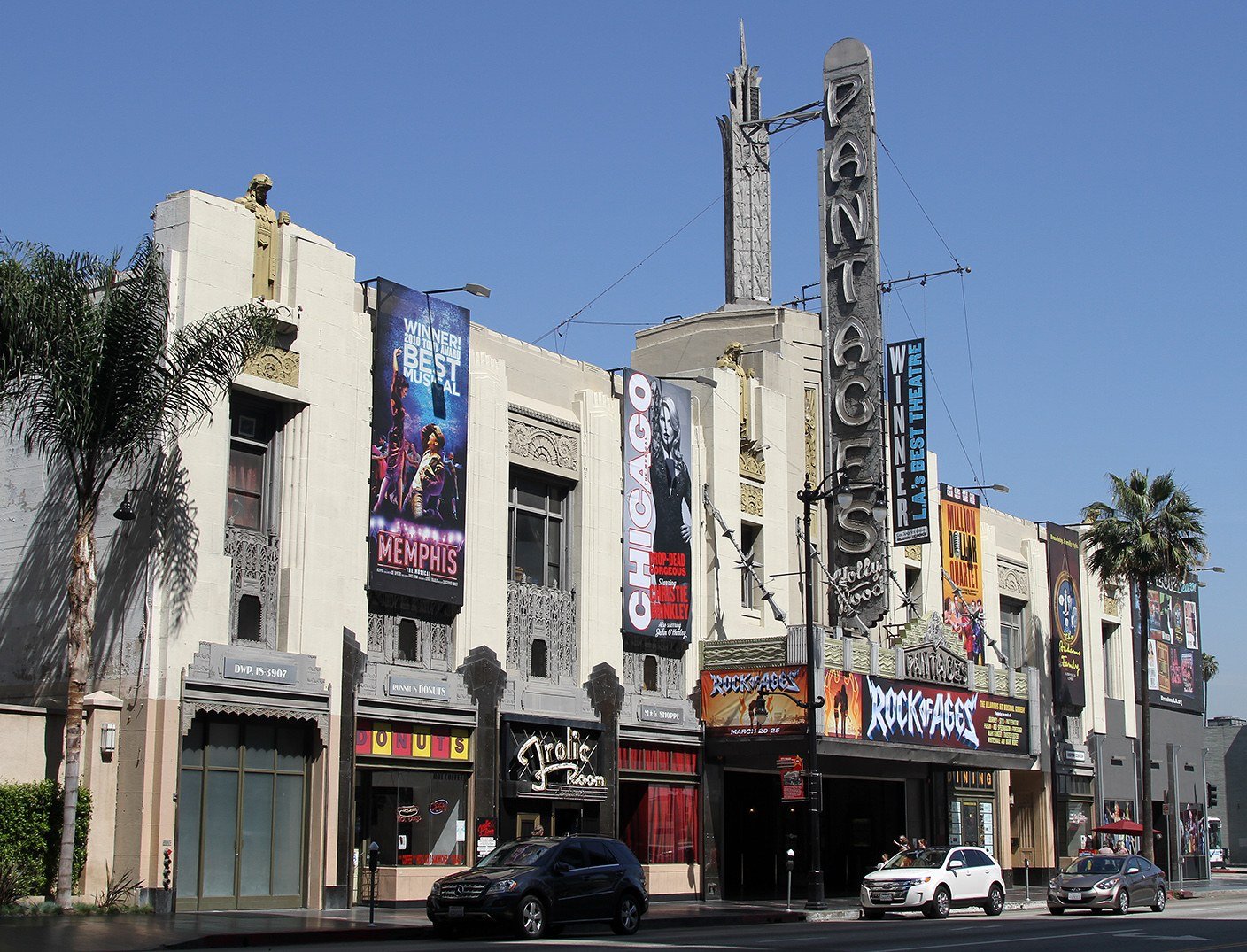 The Pantages Theatre in Los Angeles, where Bonnie Raitt performs on Wednesday night. (File photo)