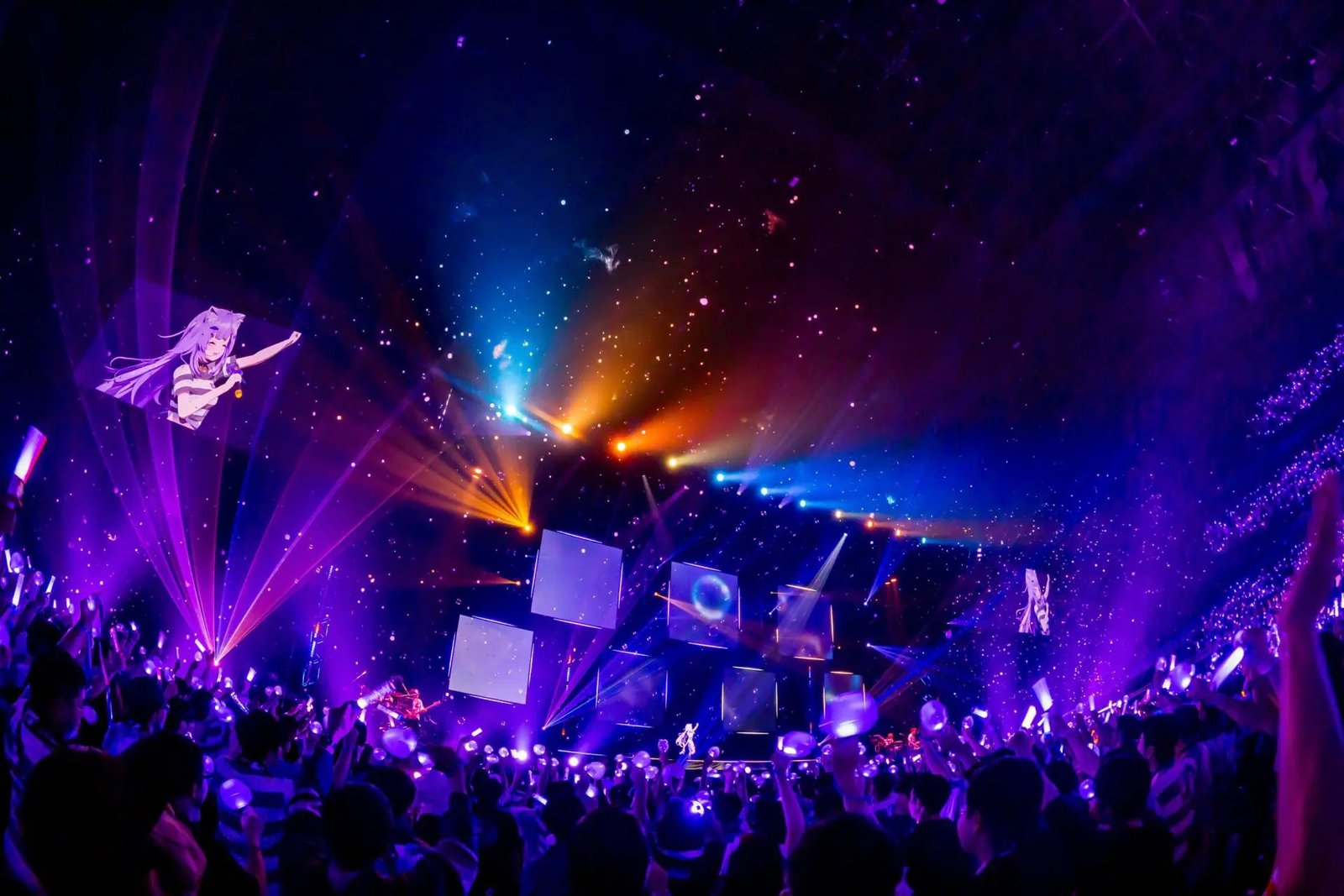 A concert stage under lights. The Umamusume shows in Los Angeles await a visa decision due Monday night. (File photo)