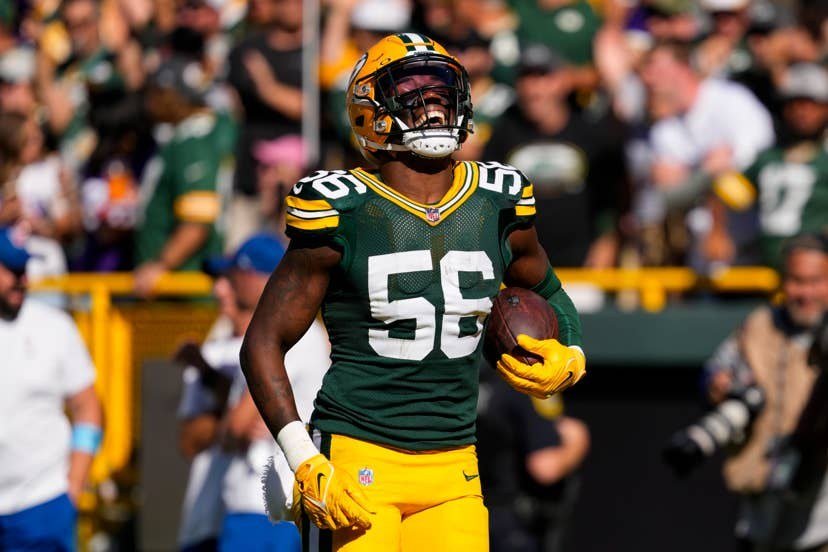 Packers linebacker Edgerrin Cooper in action.