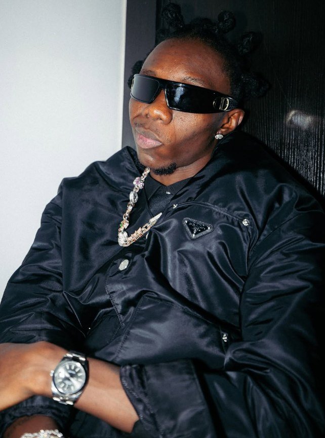 Nigerian rapper Blaqbonez in a studio portrait.