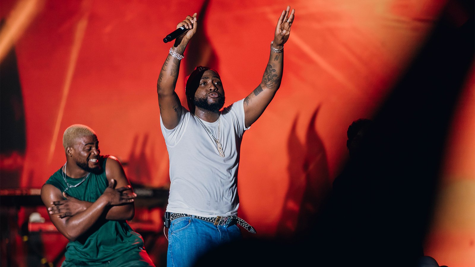 Davido performing. The Afrobeats star has entered Oriade across multiple Grammy categories.