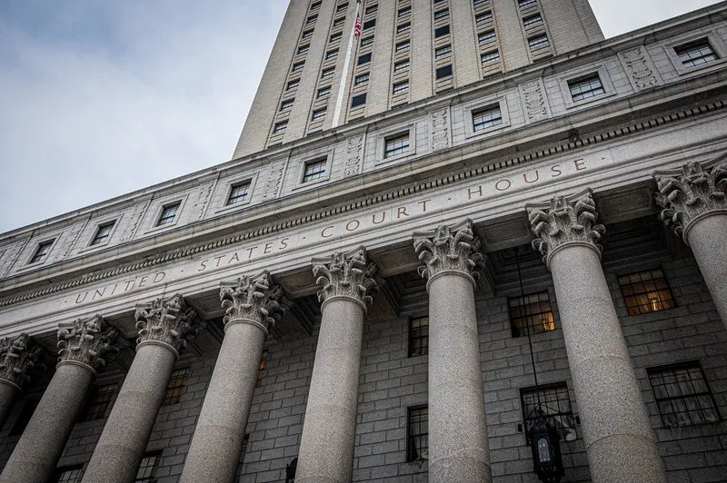 A federal courthouse in the United States.
