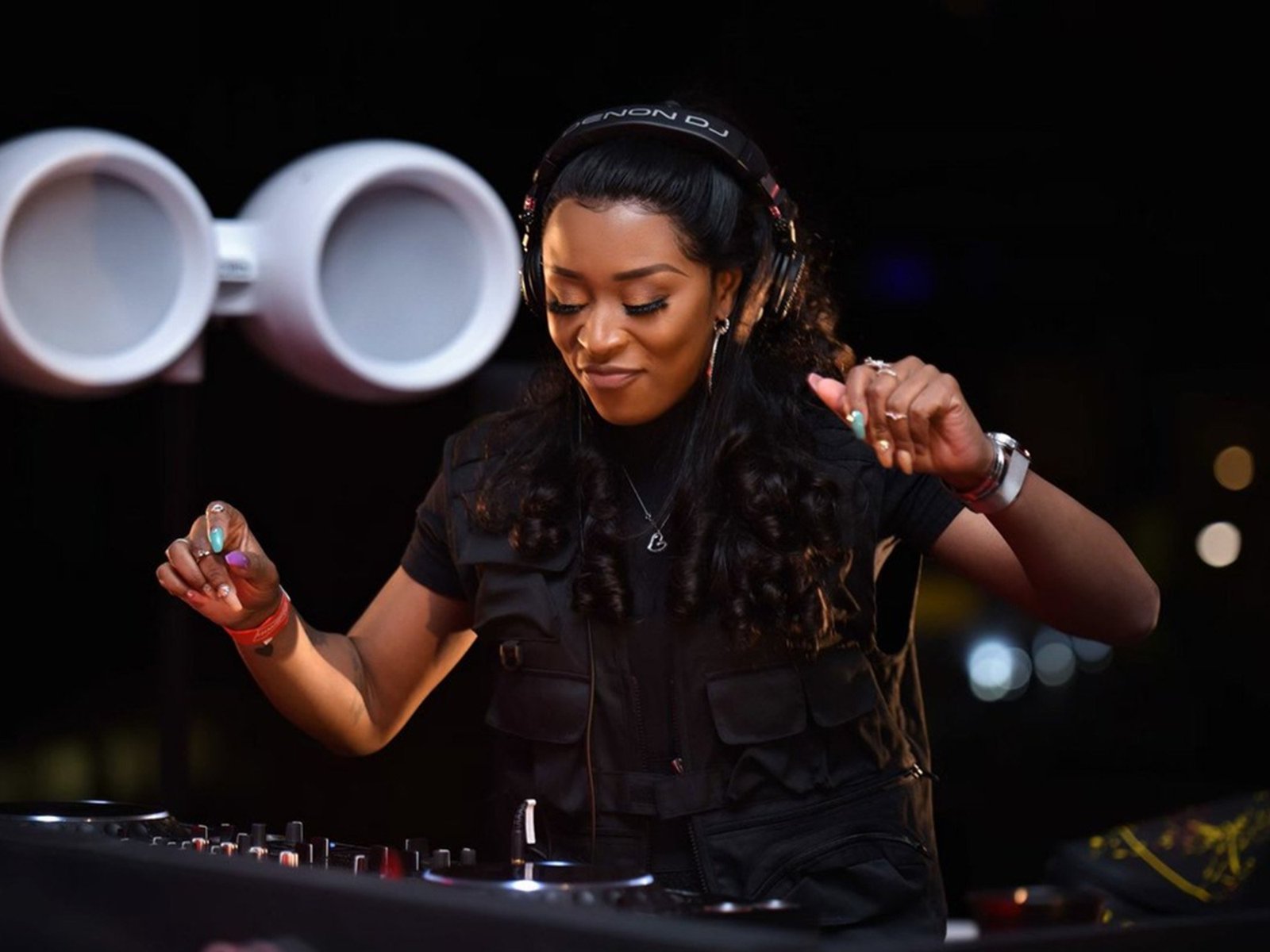 DJ Zinhle, part of the team behind 'Nayvee's Prayer,' No. 1 on South Africa's combined streaming chart this week. (File photo)
