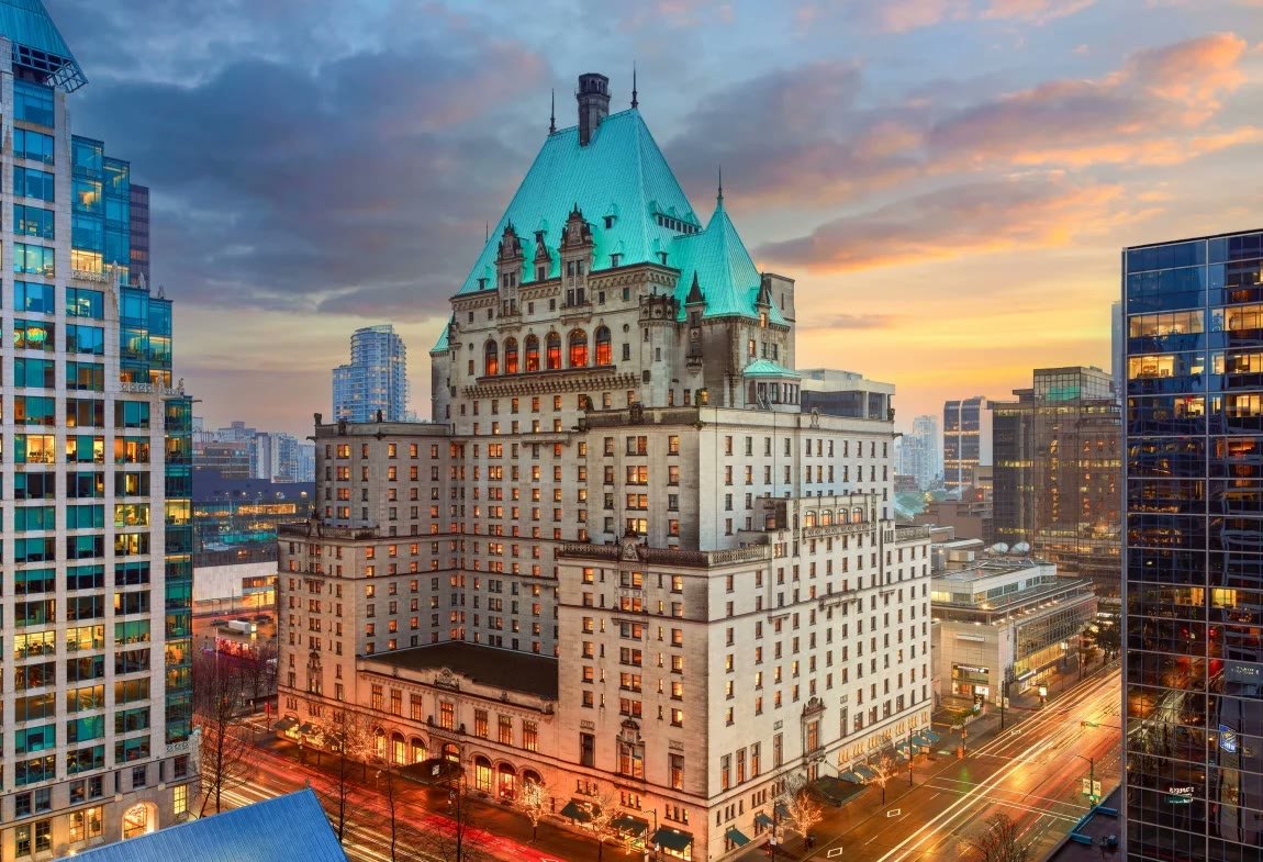 The Fairmont Hotel Vancouver, where 445 Unifor members vote October 6-7 on whether to authorize a strike.