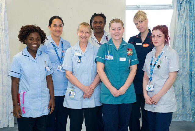 A nursing team on a hospital ward; the ACN says nurses are 54% of Australia's health workforce.