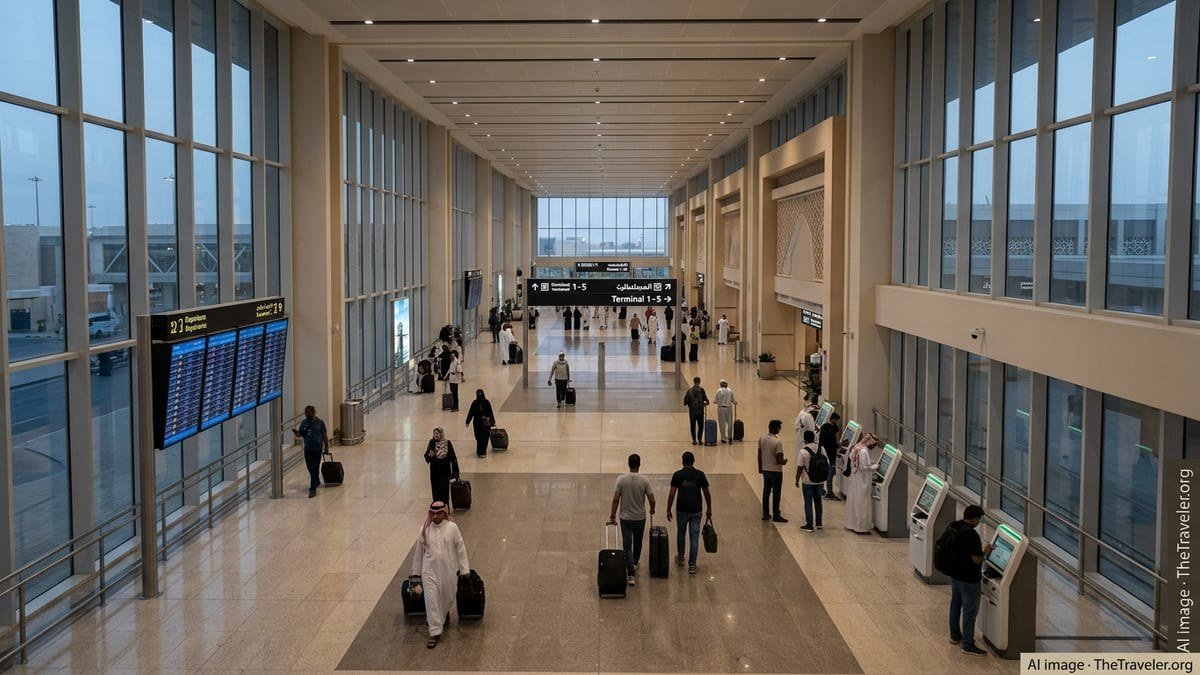 Smoke reported near a parked aircraft at Riyadh's King Khalid International Airport after the Houthis claimed a missile strike.