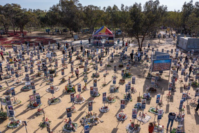 The Nova festival memorial site; Israel marked three years since the October 7, 2023 attacks.