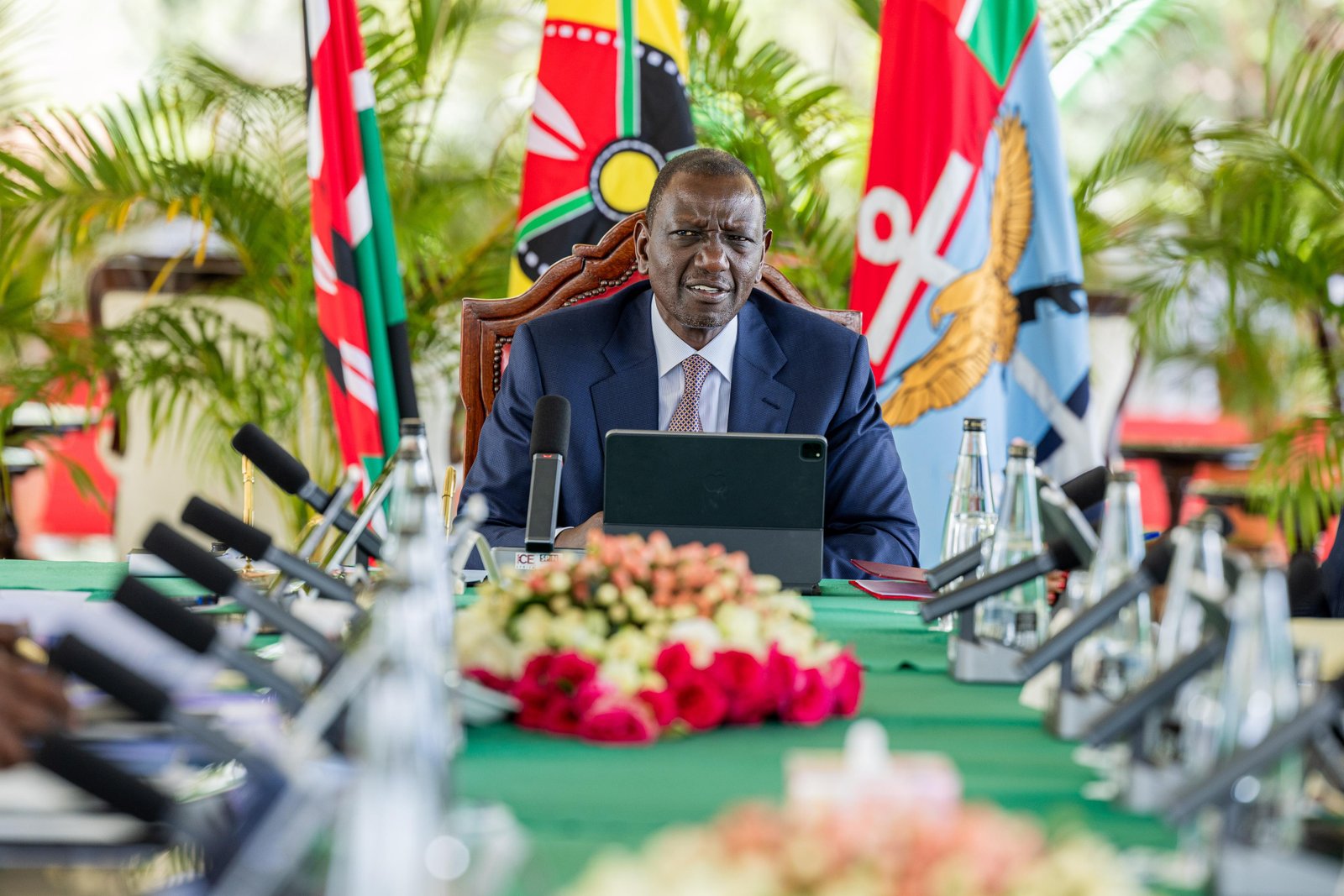 President William Ruto chairs a Cabinet meeting at State House in Nairobi.