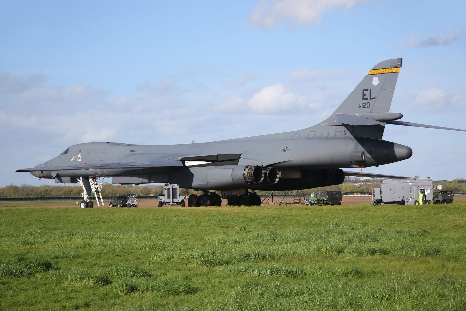 RAF Fairford, the U.S.-used air base in Gloucestershire at the centre of the terror-probe investigation.