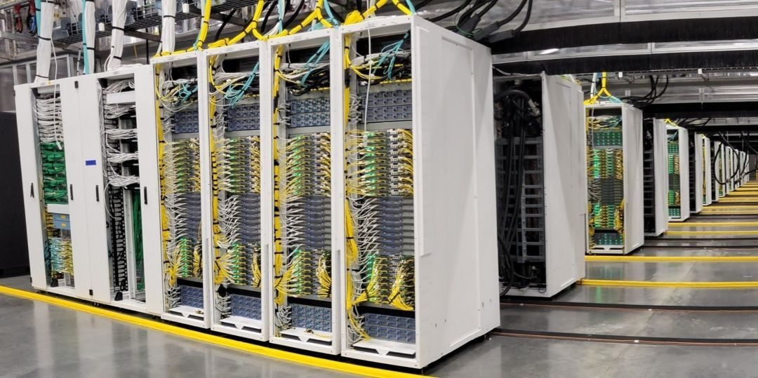 Inside a Microsoft AI data centre.