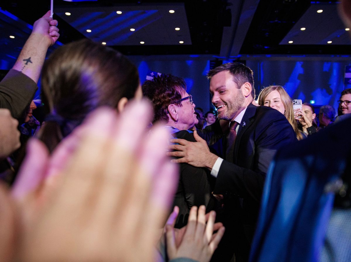 Parti Québécois supporters celebrate Monday night's election win in Montreal; the party won 59 of 127 National Assembly seats.