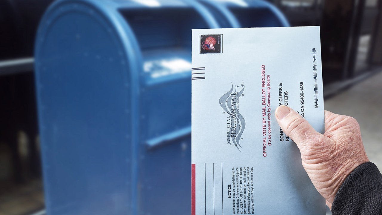 Mail ballots in the United States. A Justice Department letter has warned California officials over tabulating suspected noncitizen votes.
