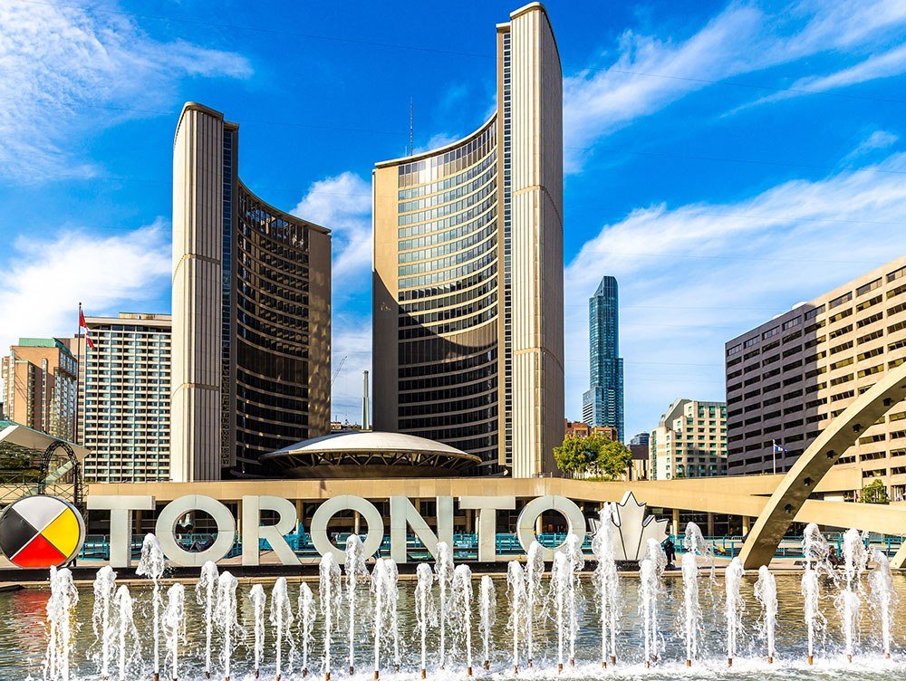 Toronto City Hall. The mayoral election is set for Monday, October 26. (File photo)