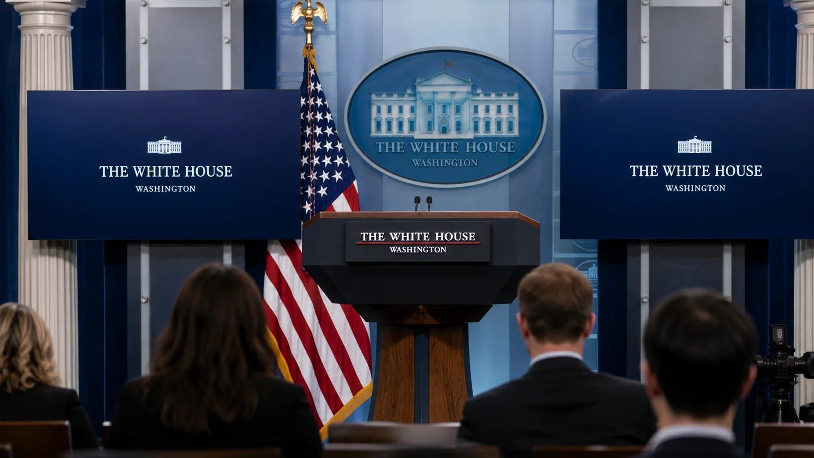 The White House press briefing room.