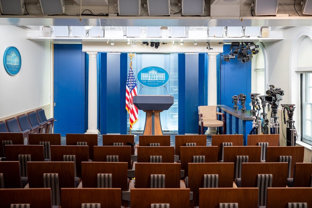 The White House press briefing room.
