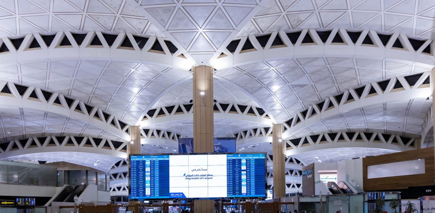 King Khalid International Airport in Riyadh, Saudi Arabia.