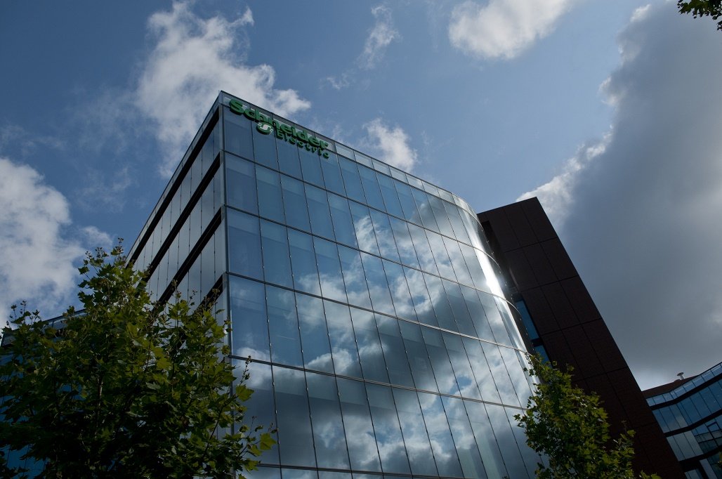 Schneider Electric's Paris-area offices. The French group agreed to buy Boston-based software maker PTC for $22.6 billion, its largest deal ever.