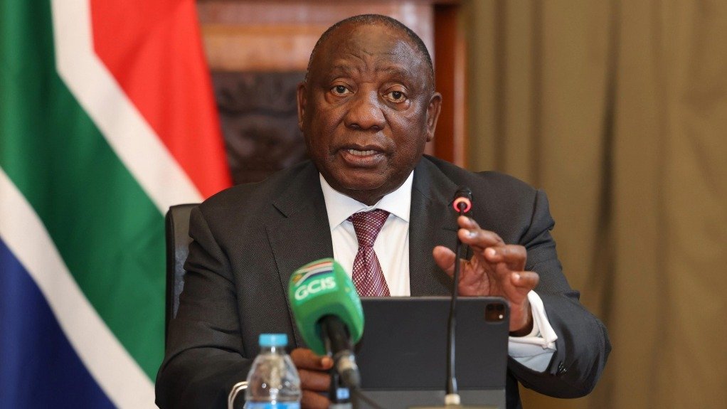 South African President Cyril Ramaphosa.