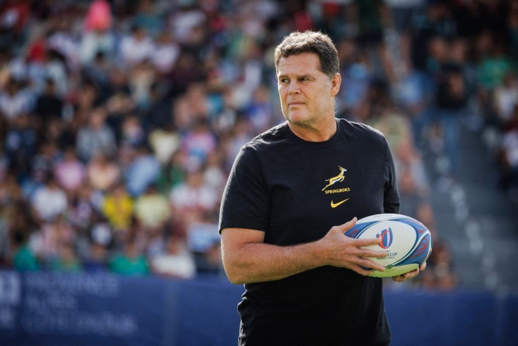 South Africa's Rassie Erasmus during a Springboks match.