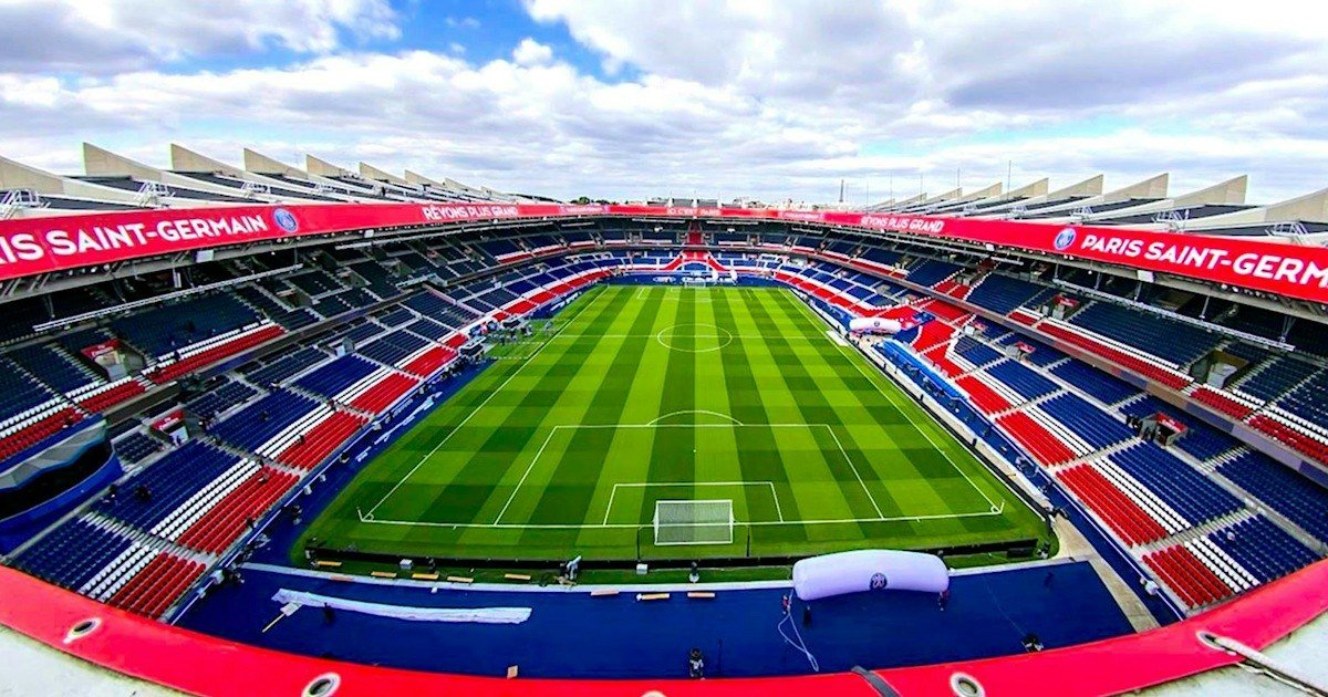 The Parc des Princes in Paris, host of Tuesday's Champions League headline tie between PSG and Barcelona. (File photo)