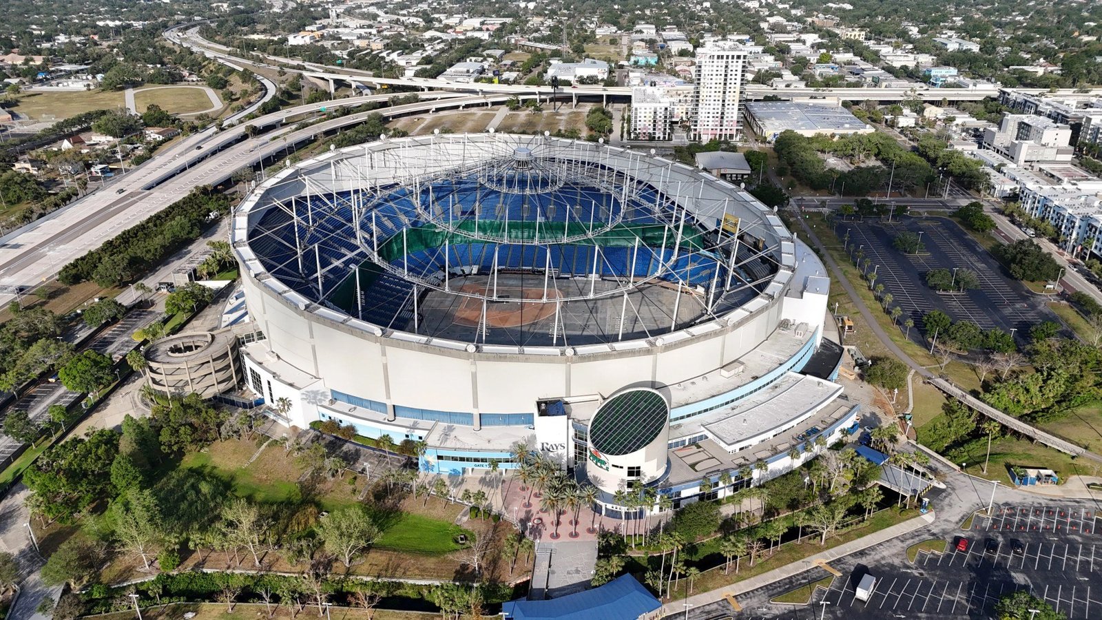 The Tampa Bay Rays in postseason baseball action.