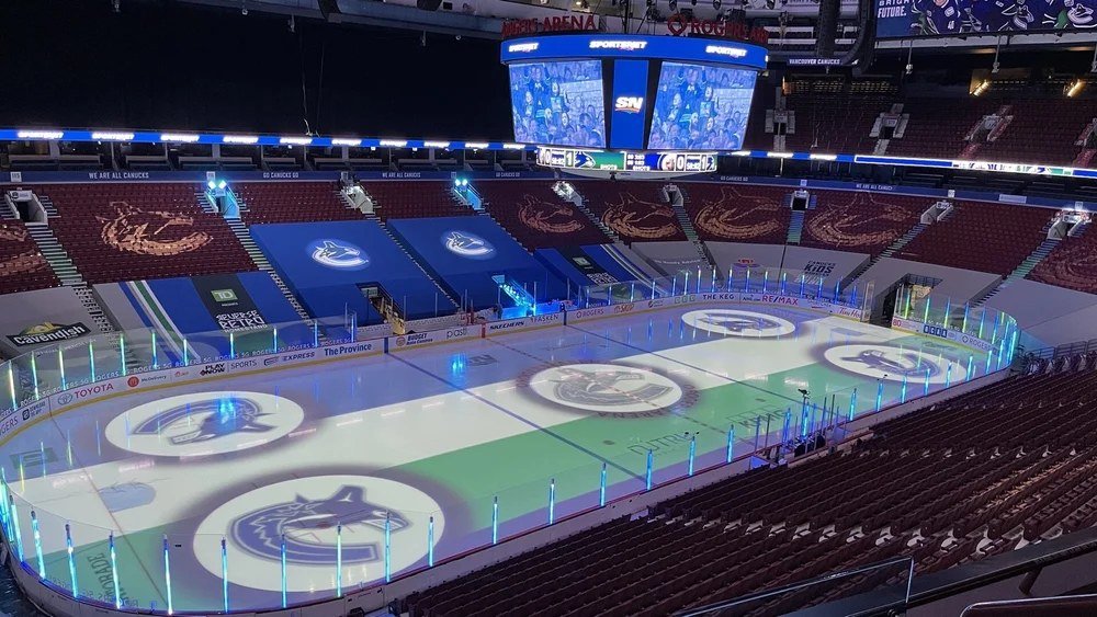 Rogers Arena in Vancouver, home of the Canucks. (File photo)
