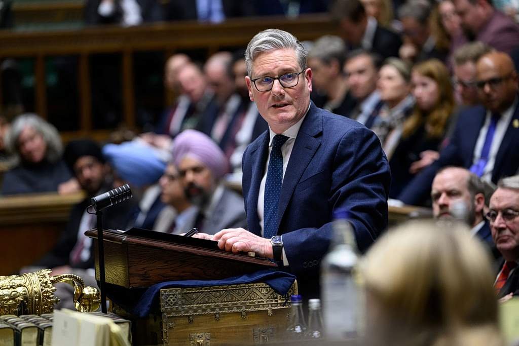 Keir Starmer and Kemi Badenoch clashed at Prime Minister's Questions in London on October 7.
