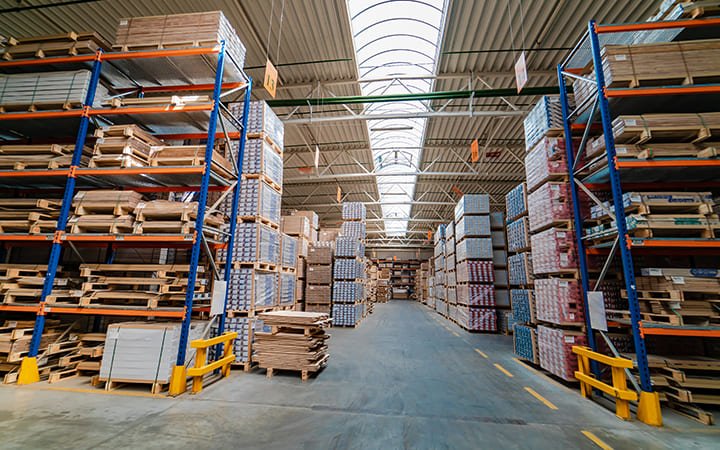 A building materials distribution warehouse. SIG disclosed a director share purchase this week.