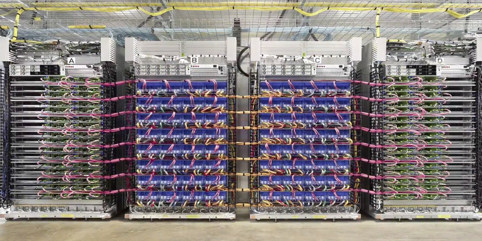 An artificial intelligence data centre, for illustration.