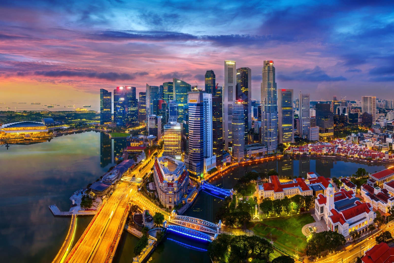 Singapore's skyline, a hub for Asia-Pacific technology regulation.