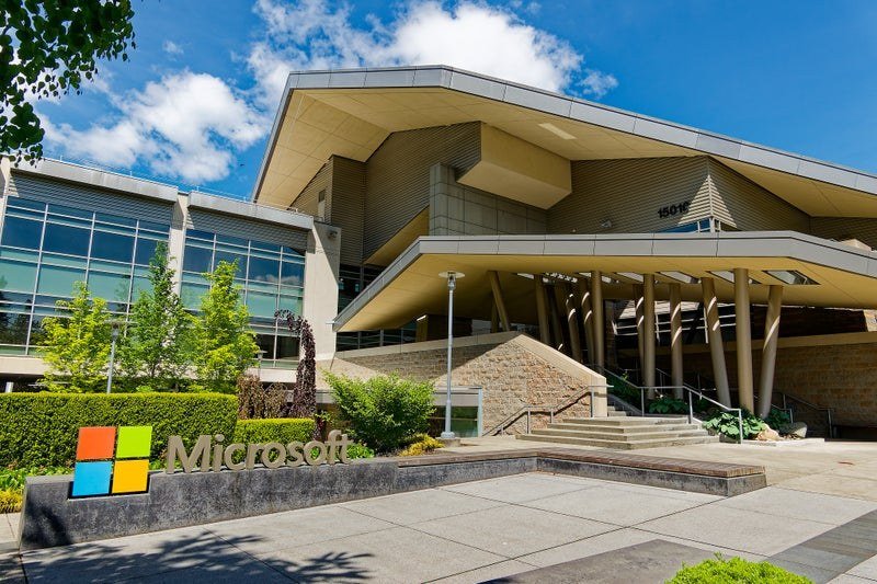 Microsoft headquarters. The company's Guardian Agents are designed to monitor other AI agents inside enterprises. (File photo)