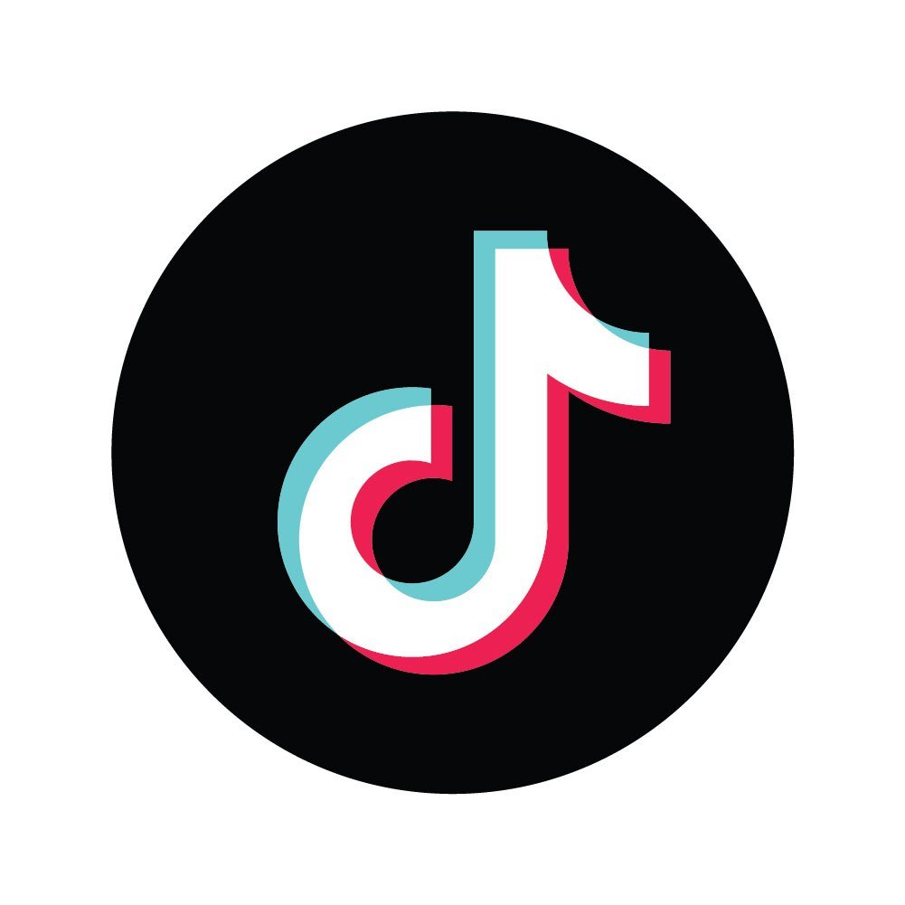 The TikTok app logo on a phone screen.