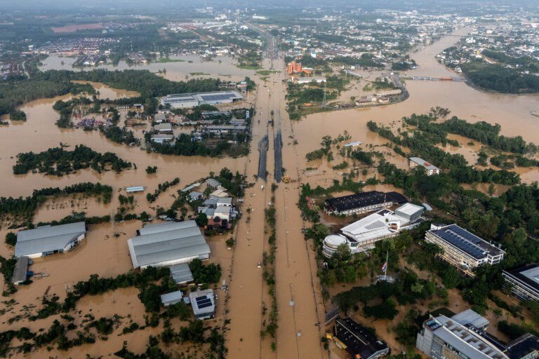 File photo of severe flooding in Thailand during monsoon season.