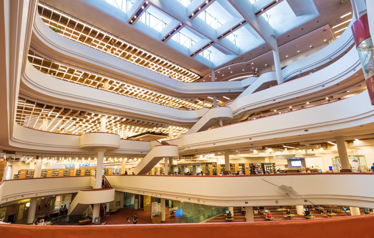 A Toronto public library branch, in file imagery.