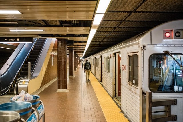 A Toronto subway train. Mississauga's proposed Line 2 extension would run west from Kipling station. (File photo)